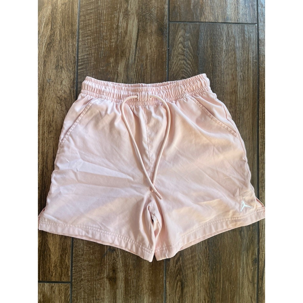 Small Light Baby Pink Jordan Shorts Men's Size S Mesh In String Back Pocket Nike